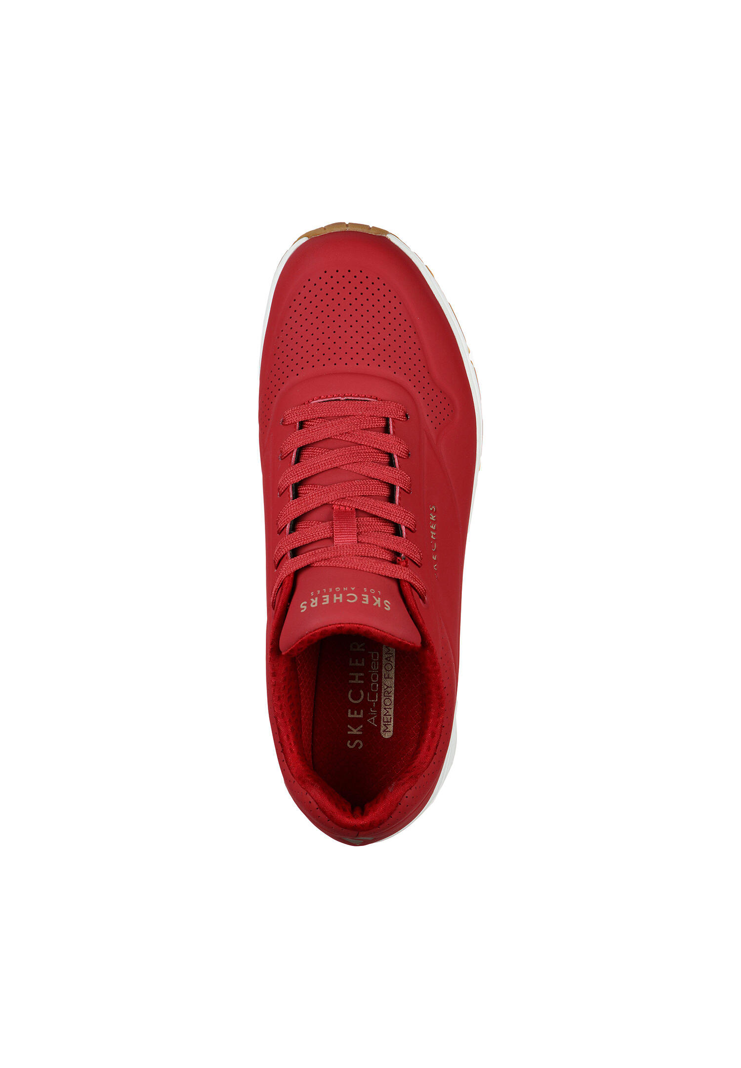 SKECHERS Homme UNO STAND ON AIR Sneakers Rouge foncé 4/5
