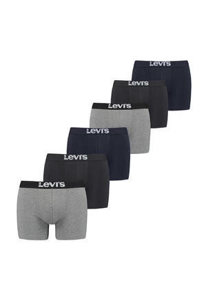 Boxer Hommes Pack de 6 Stretch-SOLID BASIC BOXER BRIEF ORG CO 6P ECOM