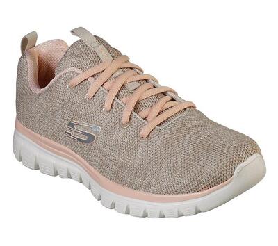 Scarpe Sportive da Donna Skechers Graceful-Twisted Fortune Beige