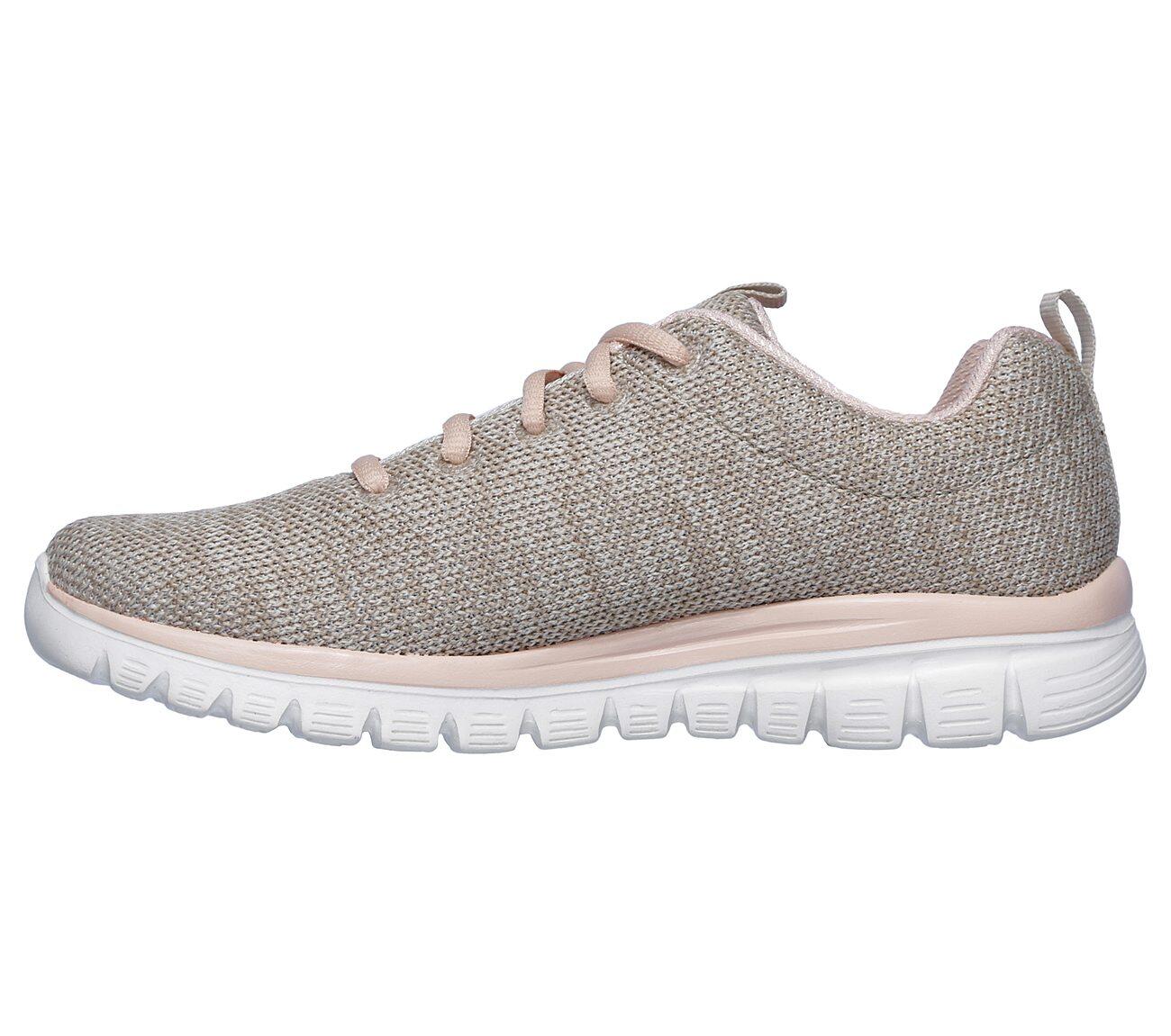 Zapatillas Deportivas Mujer Skechers Graceful-Twisted Fortune Beige 4/5