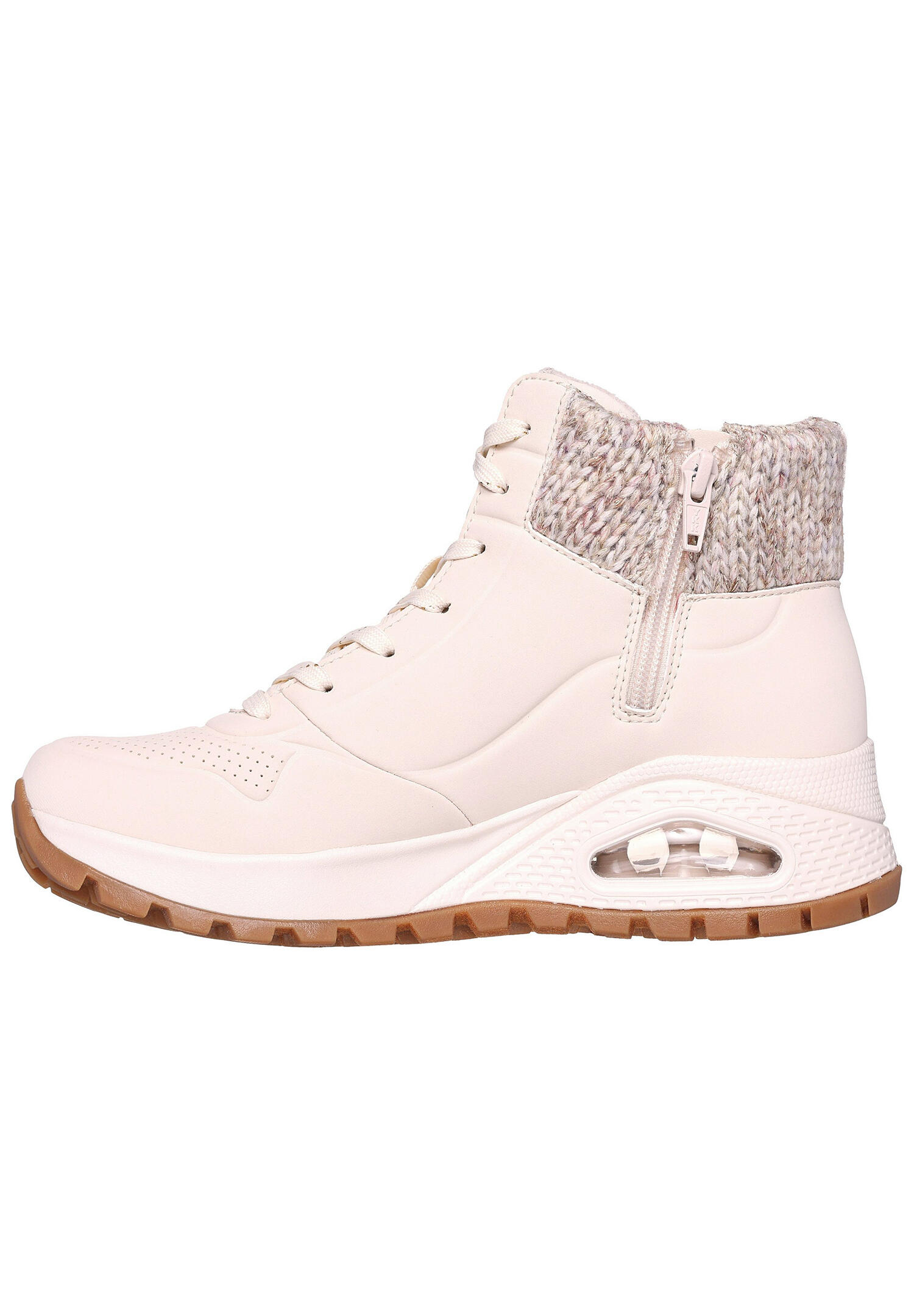 Skechers Damen UNO RUGGED Darling Daze Sneaker Winterstiefel 167988 NAT beige 6/7