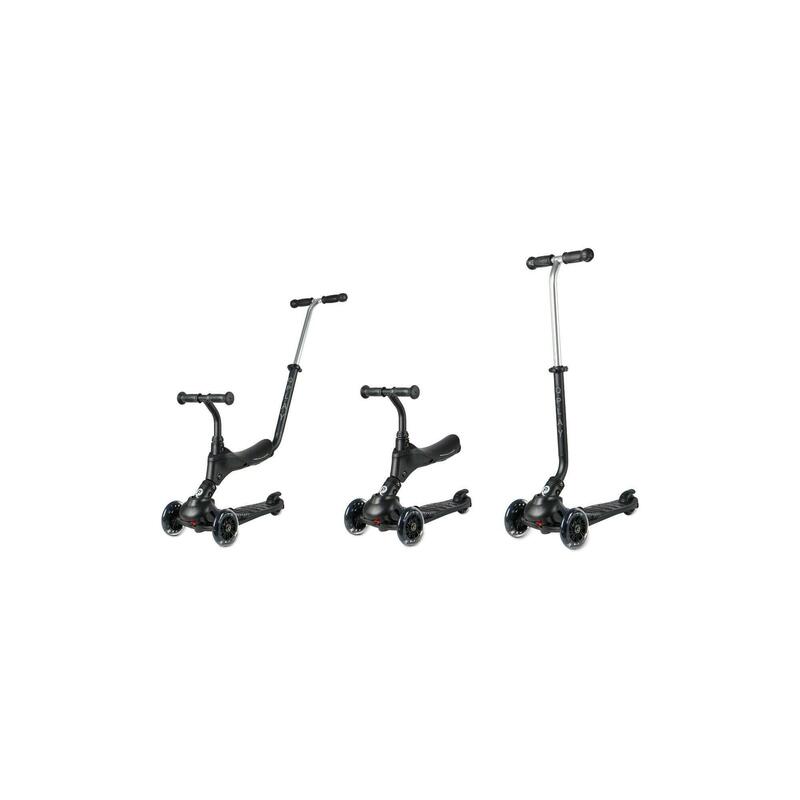 Qplay Sema Step - Scooter de Echilibru 5-în-1 - Negru