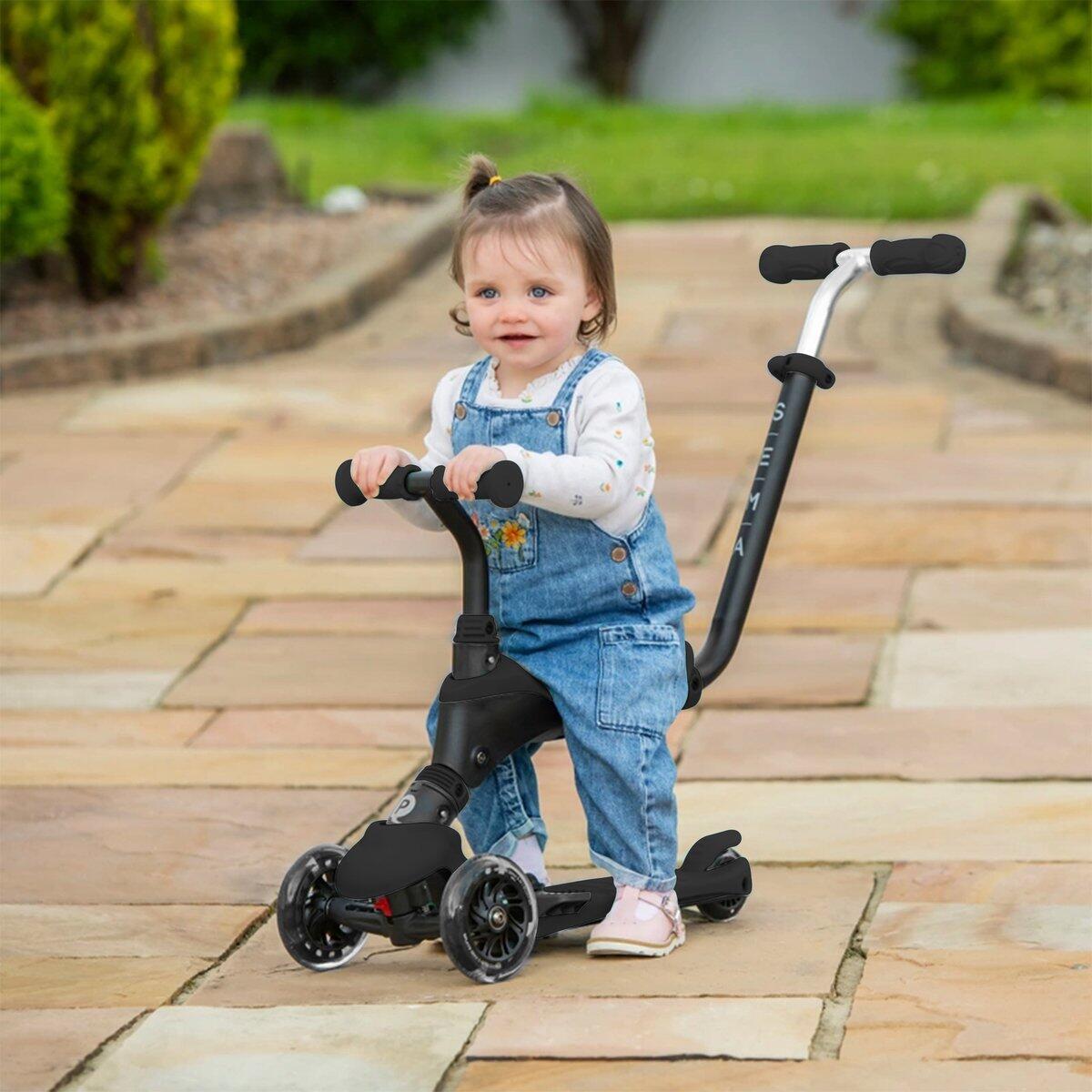 Qplay Sema Step - Monopattino Equilibrio 5-in-1 - Nero 2/7