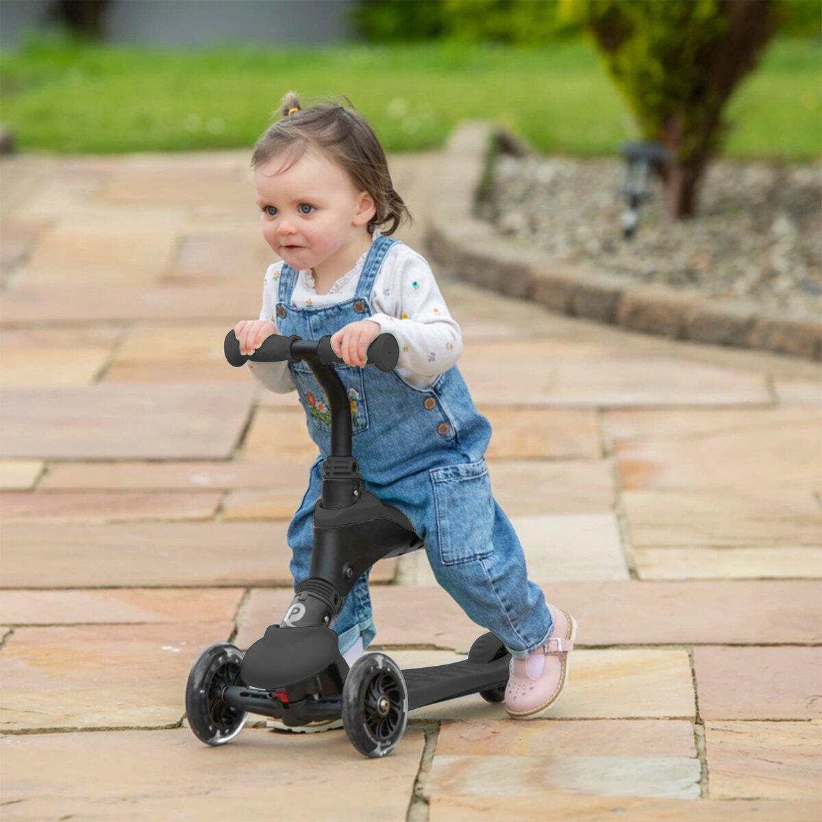 Qplay Sema Step - Monopattino Equilibrio 5-in-1 - Nero 6/7