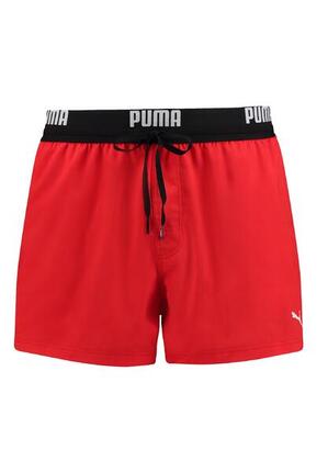 Short de Bain Homme - Rouge - Logo Short