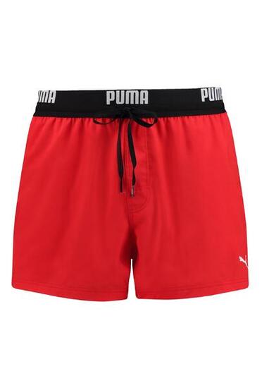 Short de Bain Homme - Rouge - Logo Short
