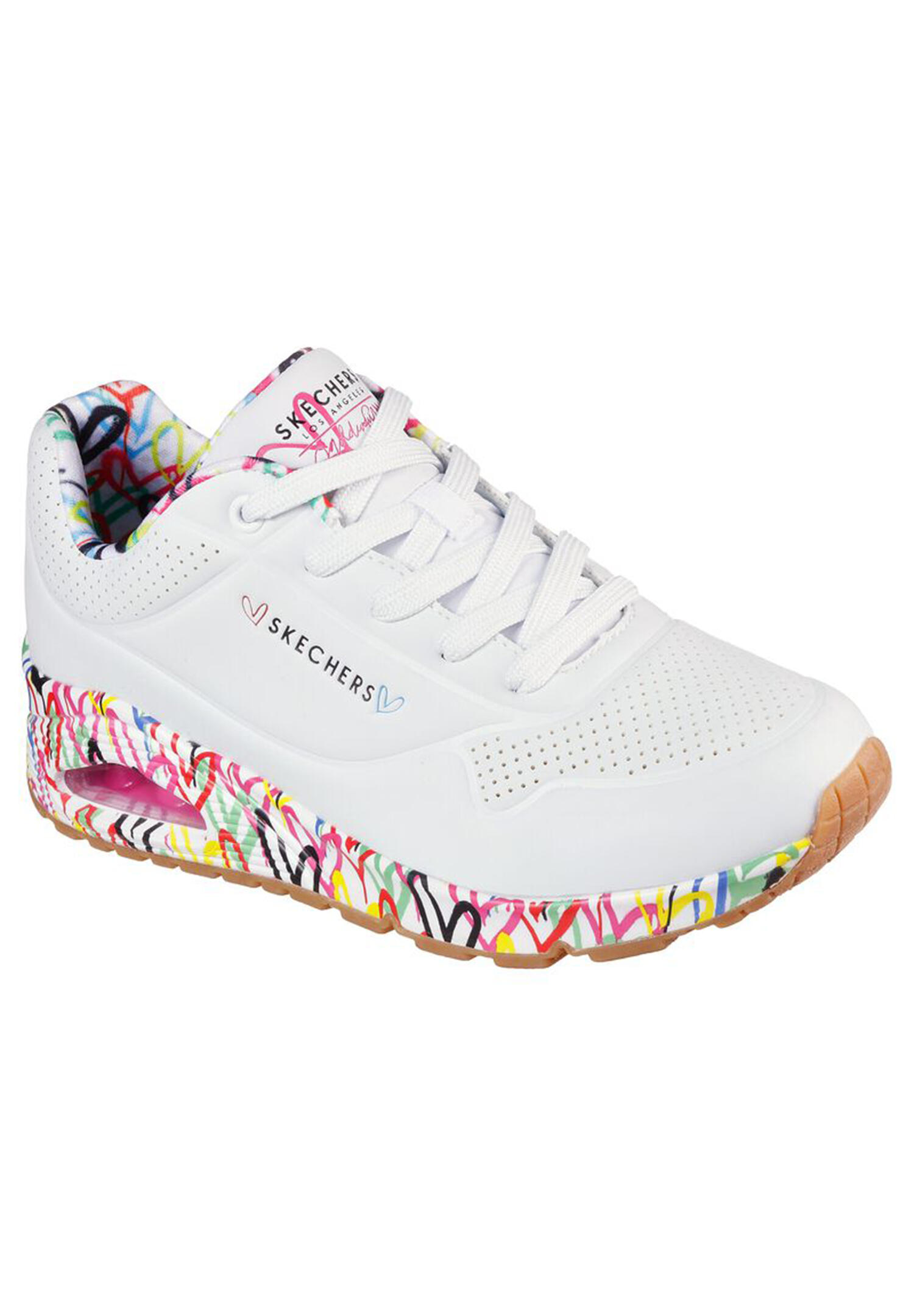Baskets Femme Baskets Skechers Blanc Blanc Skechers 5/7
