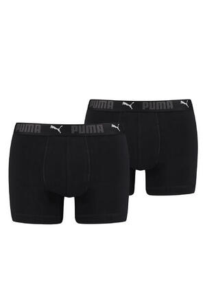 Boxer sport en coton pour hommes PUMA Noir (lot de 2)