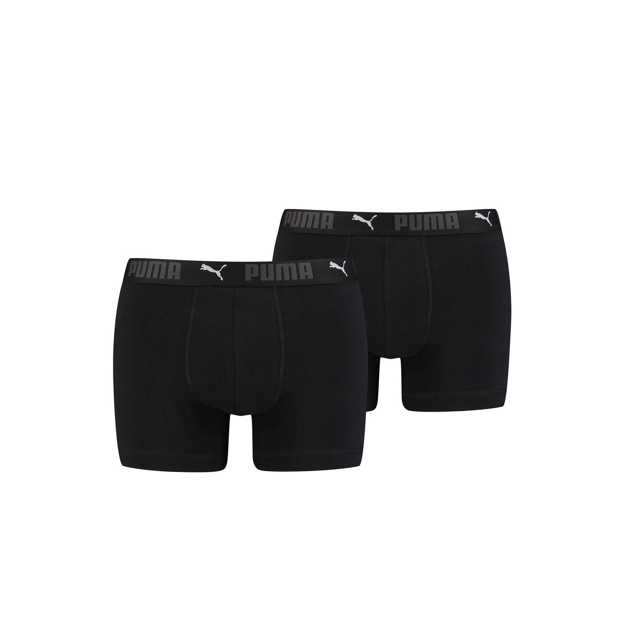 PUMA PUMA Sport microfibre boxer 2 ks, černé