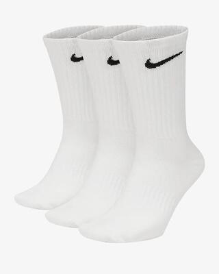 Nike 3-pack cushioned sokken xl, wit.