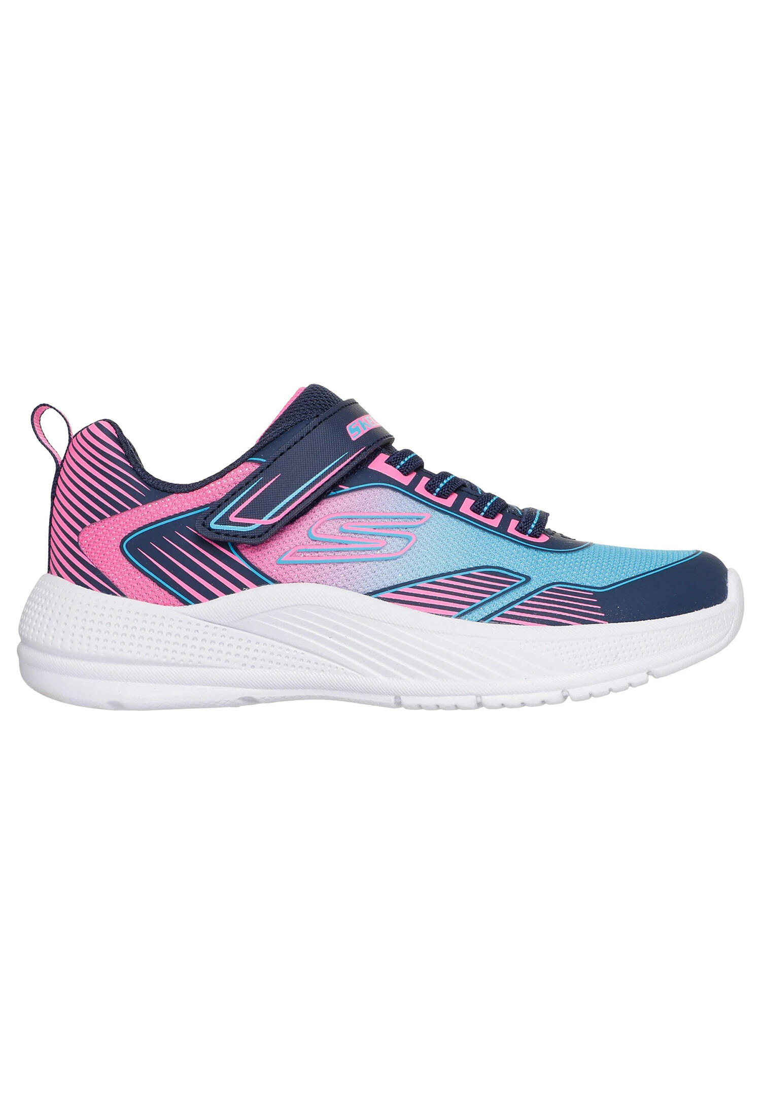 Scarpe Da Ginnastica Skechers Modello Microspec Advance Oasis Point Colore Blu 3/5