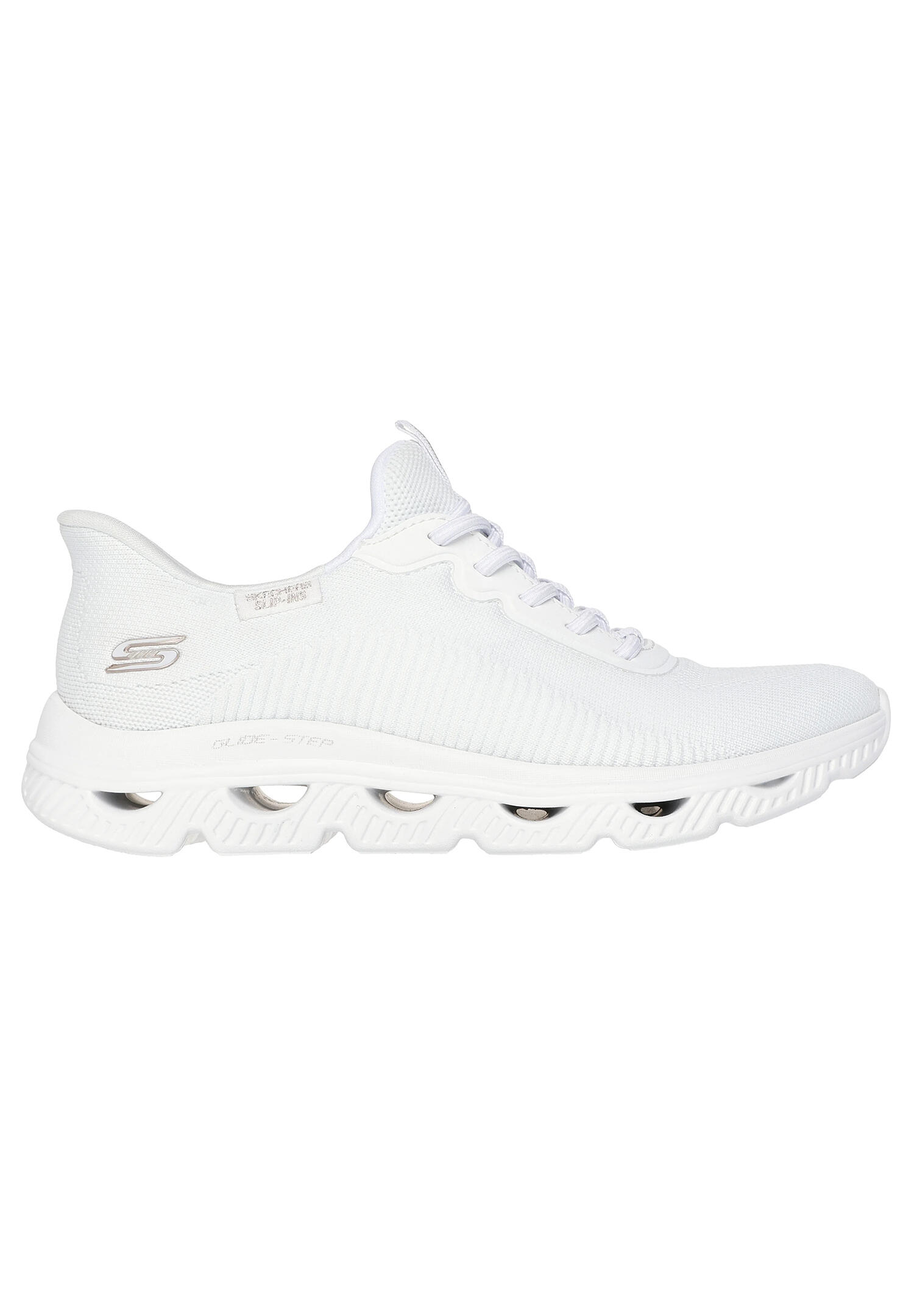 Skechers Damen Slip-ins BOBS Sport Arc Waves Sneaker  117629 W  Weiß 2/5