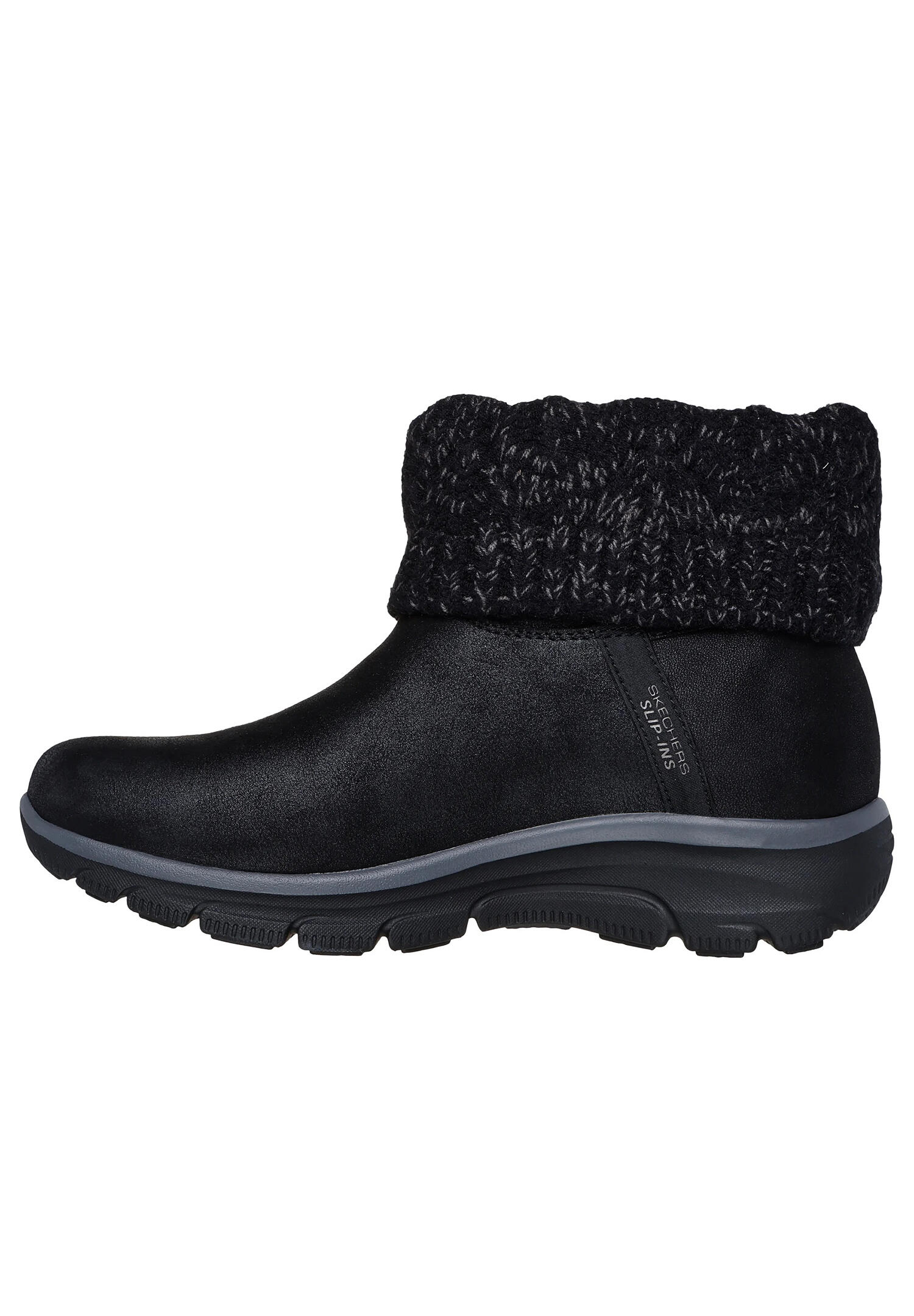 Botines Planos Mujer Skechers Slip-ins Relaxed Fit Negro 2/5