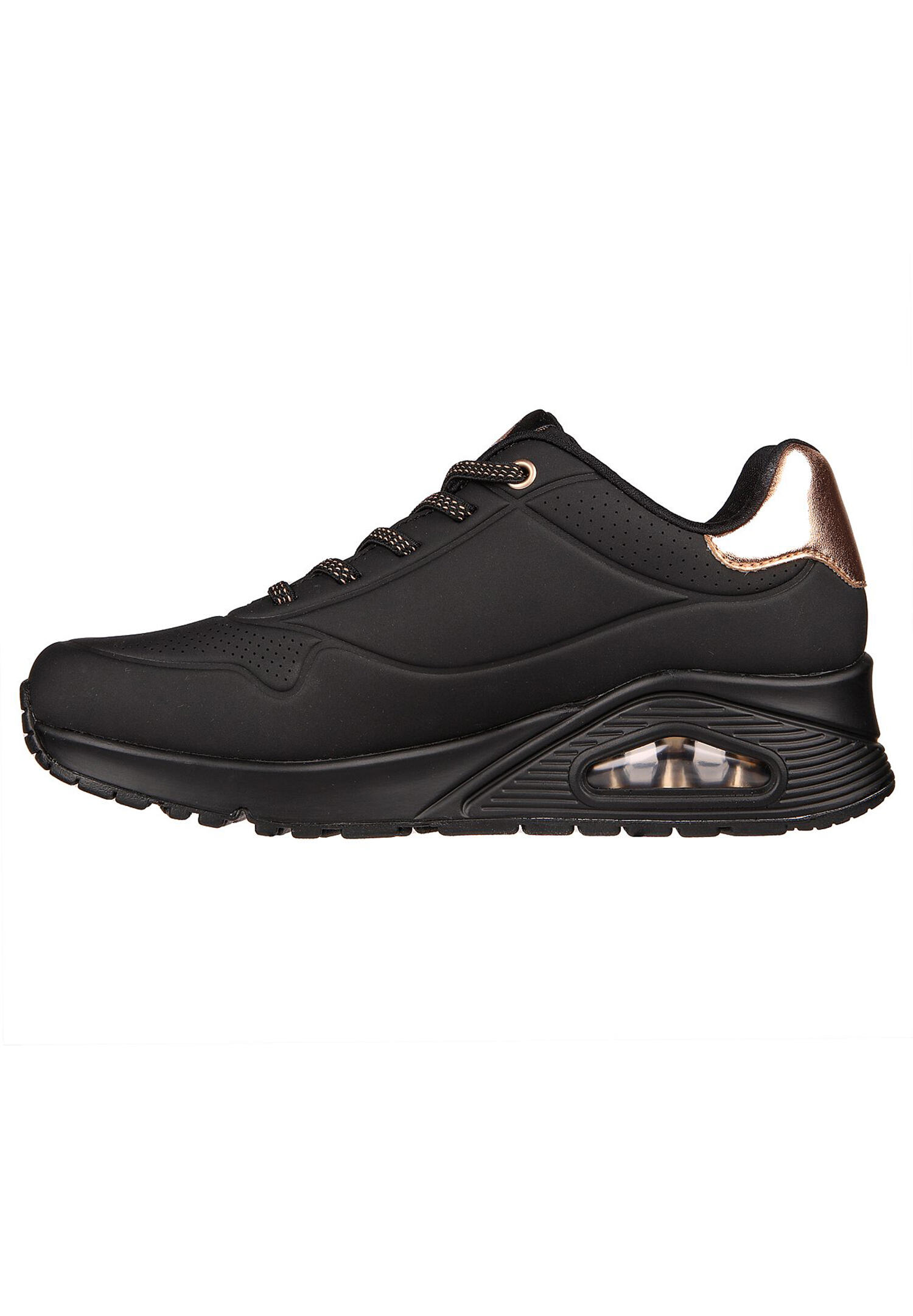 Baskets Femme Baskets Skechers UNO - SHIMMER AWAY Noir Noir Skechers 2/7