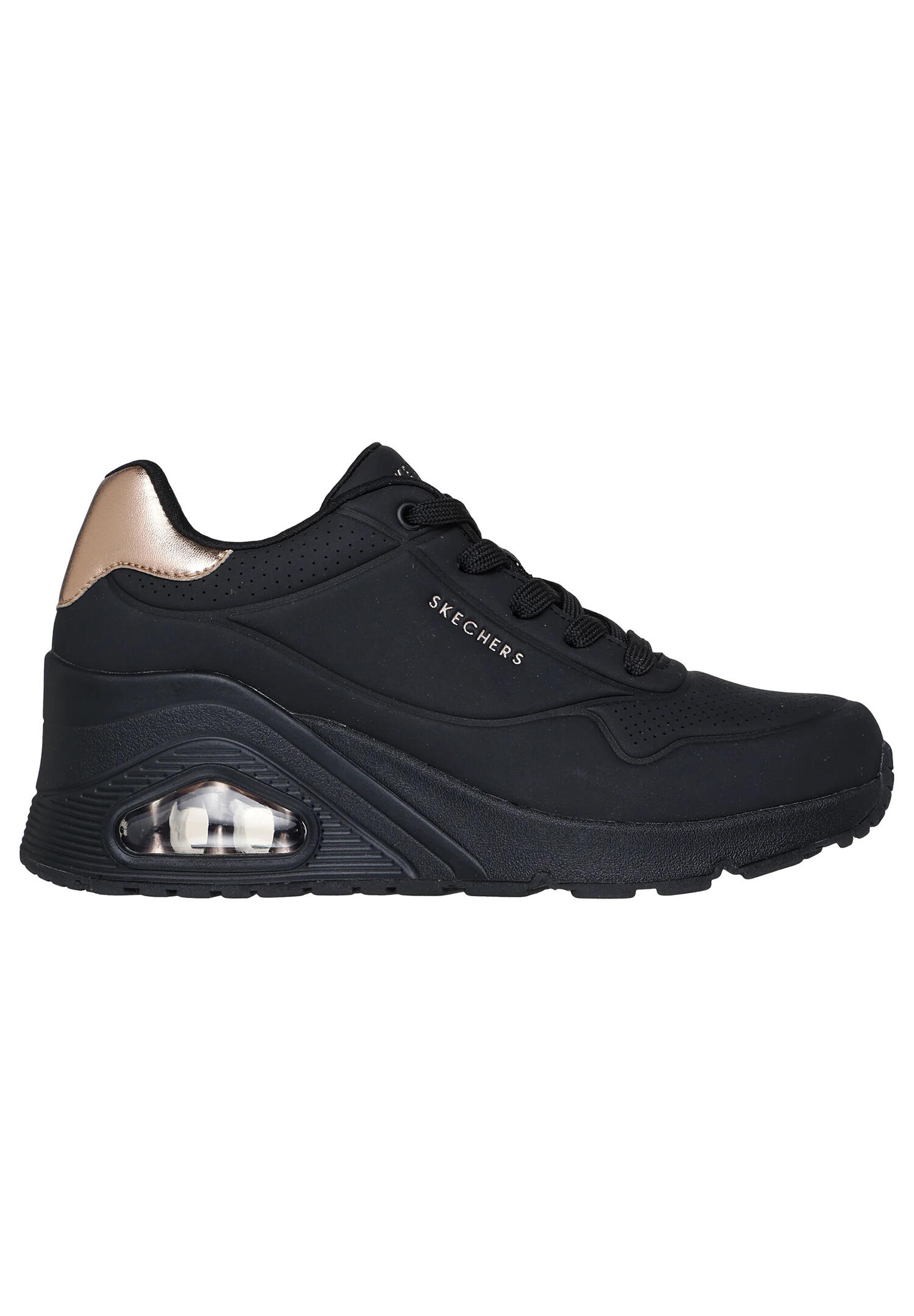 Sneakers Skechers Modell Uno Wedge - Hi Steps Farbe Schwarz 2/6