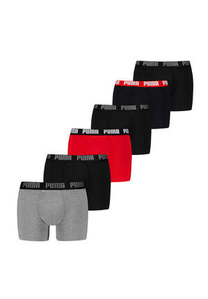 Boxer Hommes Pack de 6 Conforme à la silhouette-PUMA BASIC BOXER 6P ECOM