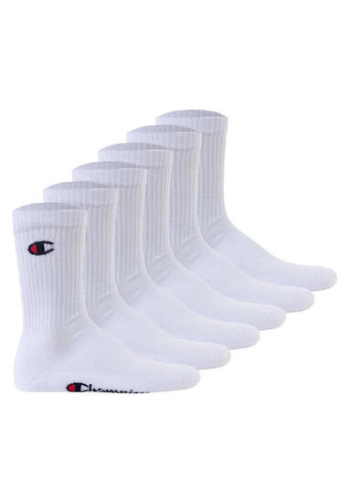 6 Paar Champion Crew Socken Gr. 35 - 46 Unisex Tennissocken U20005