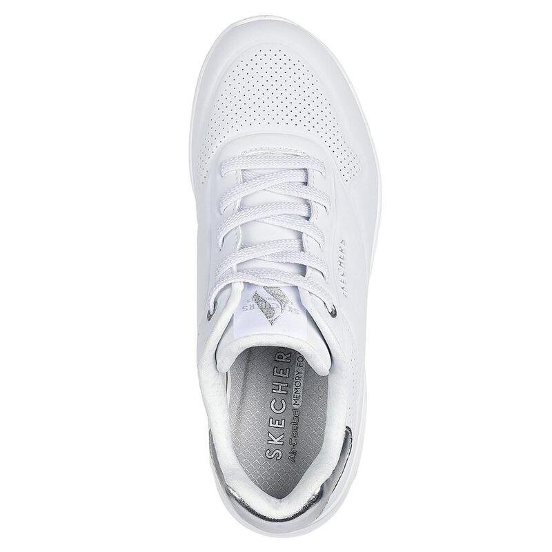 Pantofi Sport Skechers Model Shimmer Away Culoare Alb