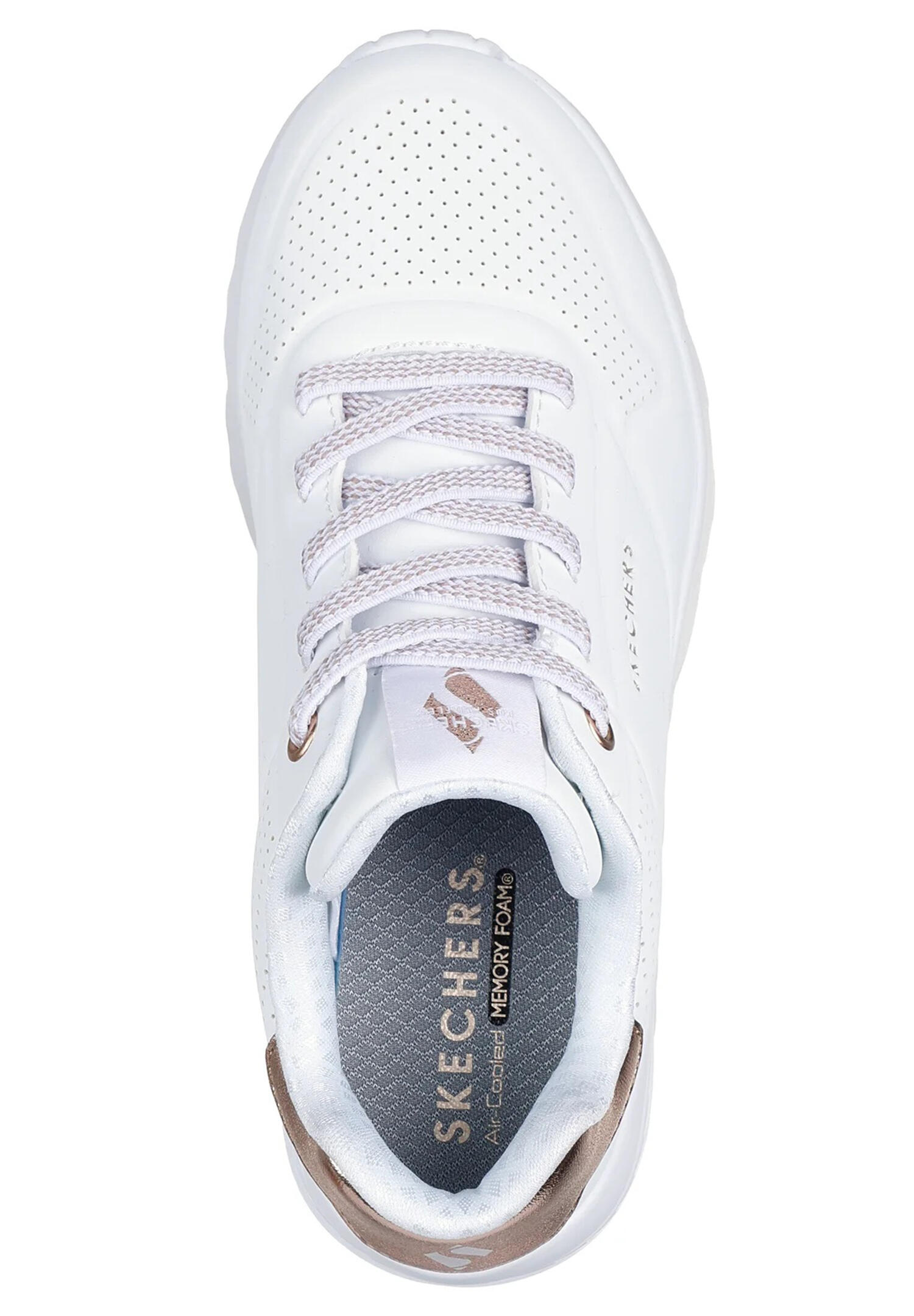 Skechers Kids UNO LITE METTALIC MODE Sneaker 310384L Weiß 3/7
