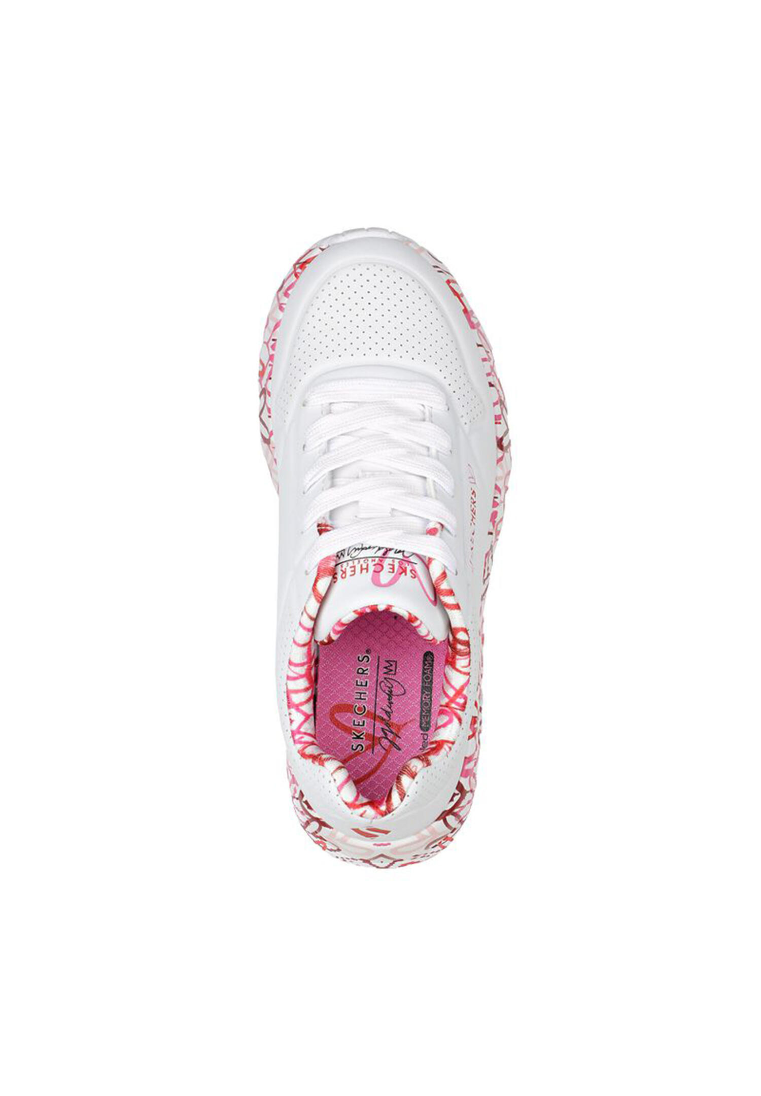 Scarpe Da Ginnastica Skechers Modello Uno Lite Colore Bianco 3/5