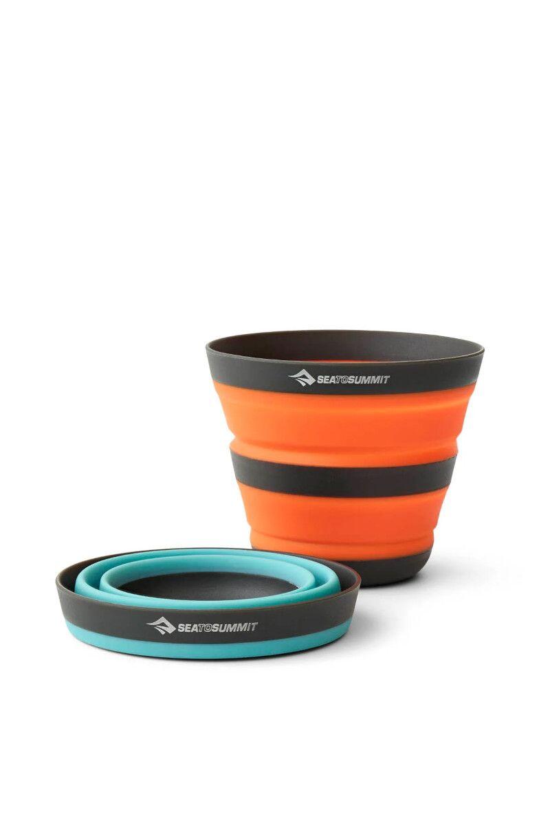 Kubek turystyczny Składany Frontier Ul Collapsible - Orange 2/3