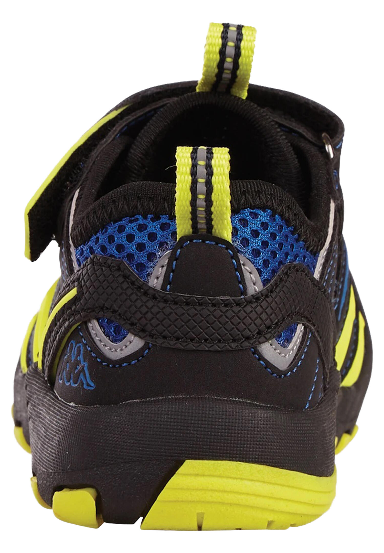 Kappa Kinder Sandale Sommerschuhe Schuhe 260682K 1133 Black/Lime 3/6