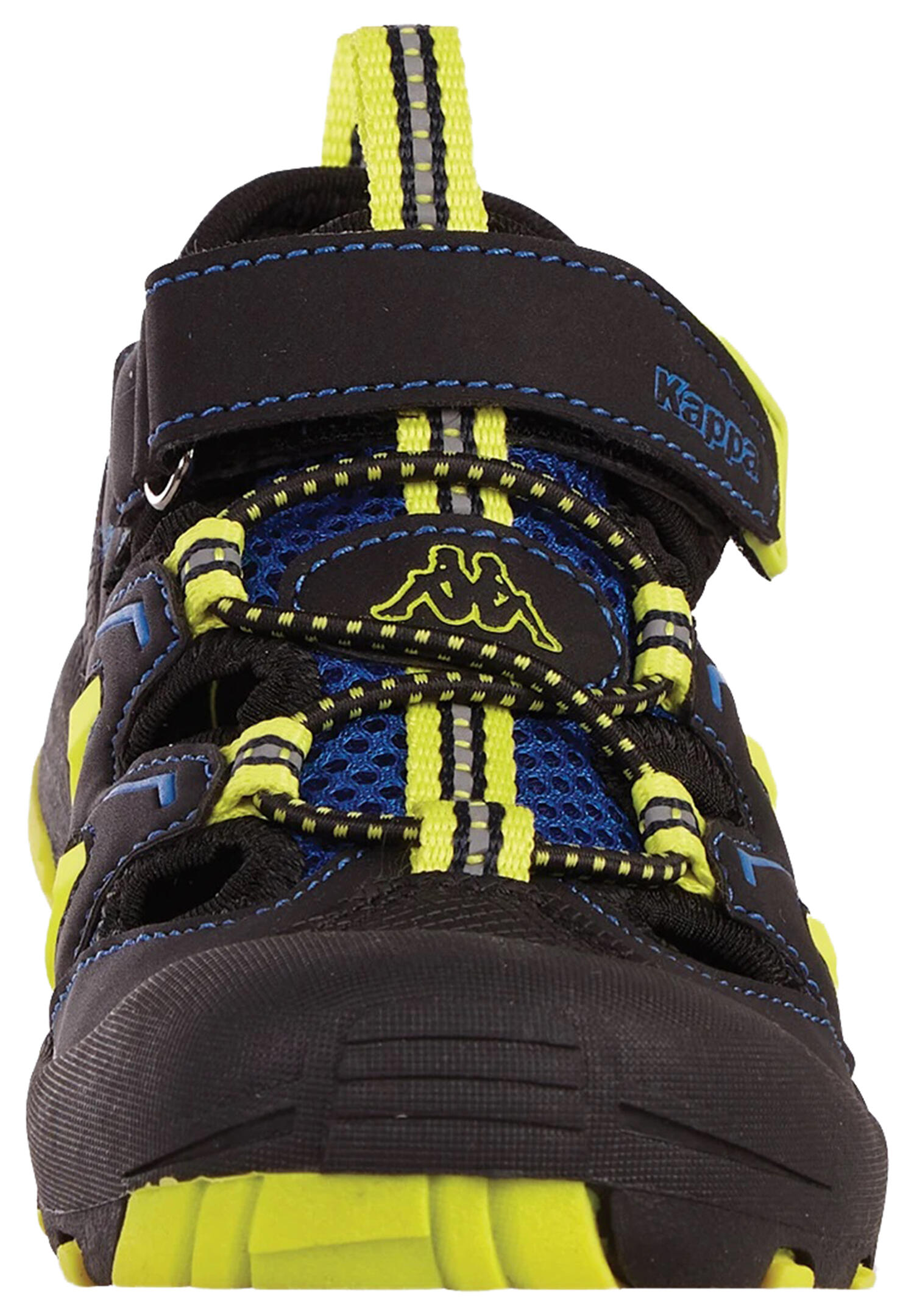 Kappa Kinder Sandale Sommerschuhe Schuhe 260682K 1133 Black/Lime 2/6