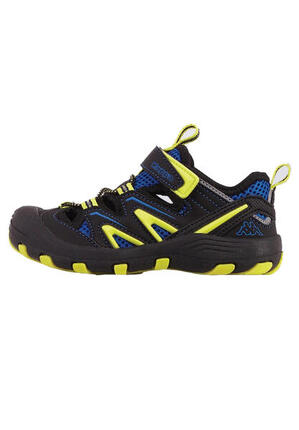 Kappa Kinder Sandale Sommerschuhe Schuhe 260682K 1133 Black/Lime