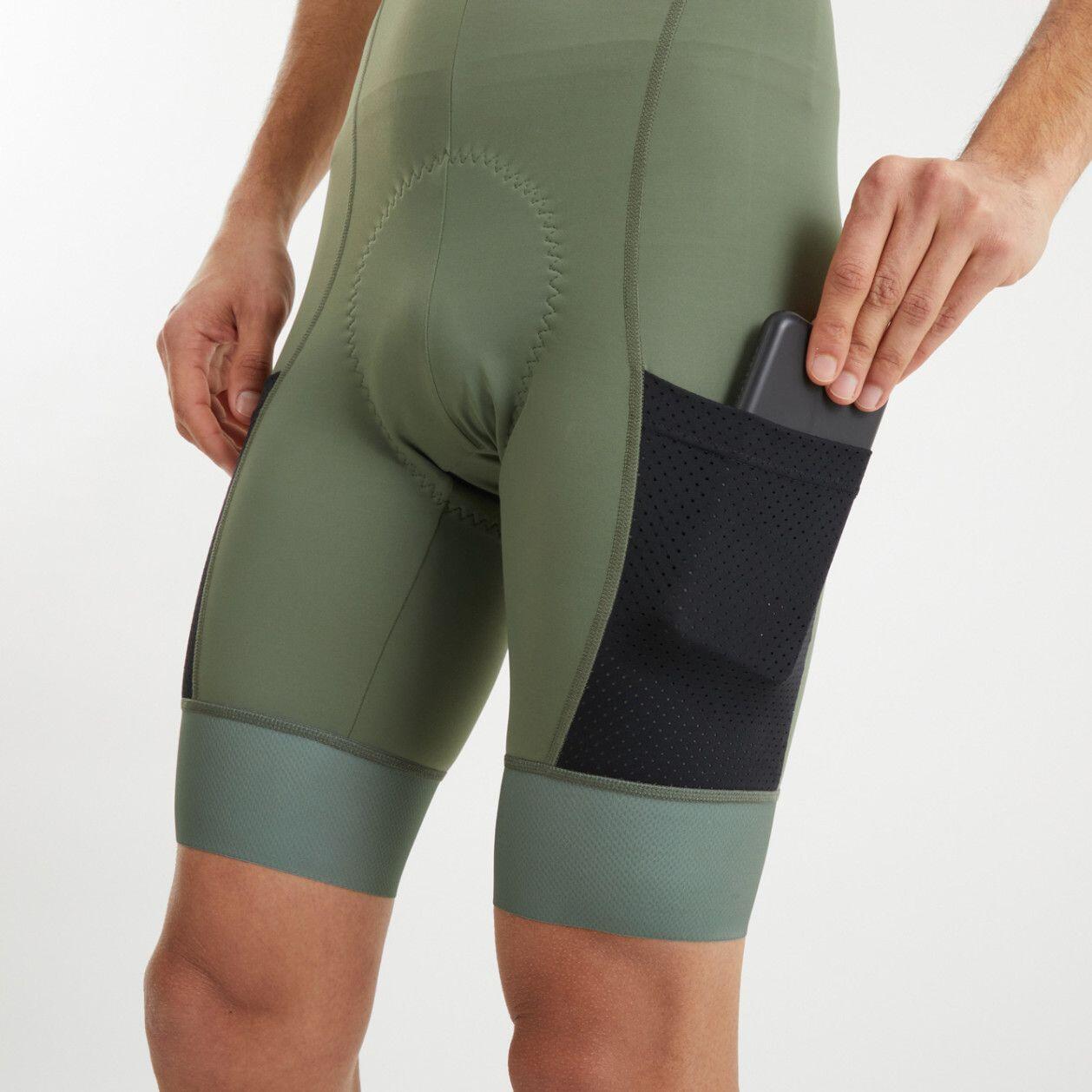 LeBram Off-Road Cargo korte fietsbroek, kaki-groen 4/5