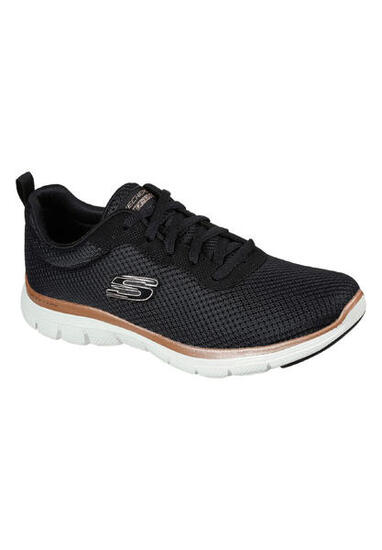 Baskets Femme Baskets Skechers FLEX APPEAL 4.0BRILLIANT Noir Noir Skechers