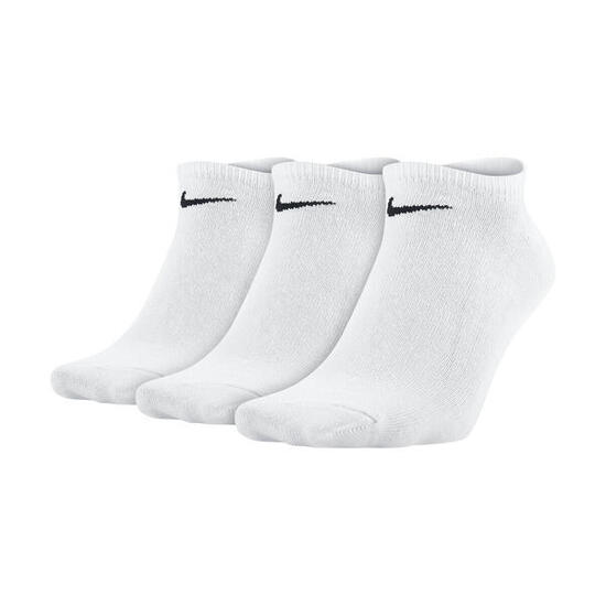 3 Paar Nike Sneaker Socken No Show Füßlinge schwarz / weiß / Mehrfarbig SX2554