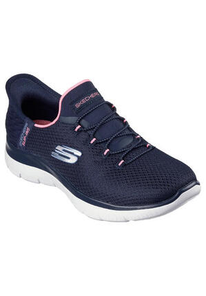 Baskets Femme Baskets Skechers SUMMITS-DIAMOND DREAM Bleu Bleu Skechers