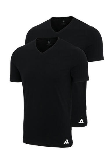 T-shirt Hommes Paquet de 2 Conforme à la silhouette-V-Neck Shirt Active Flex