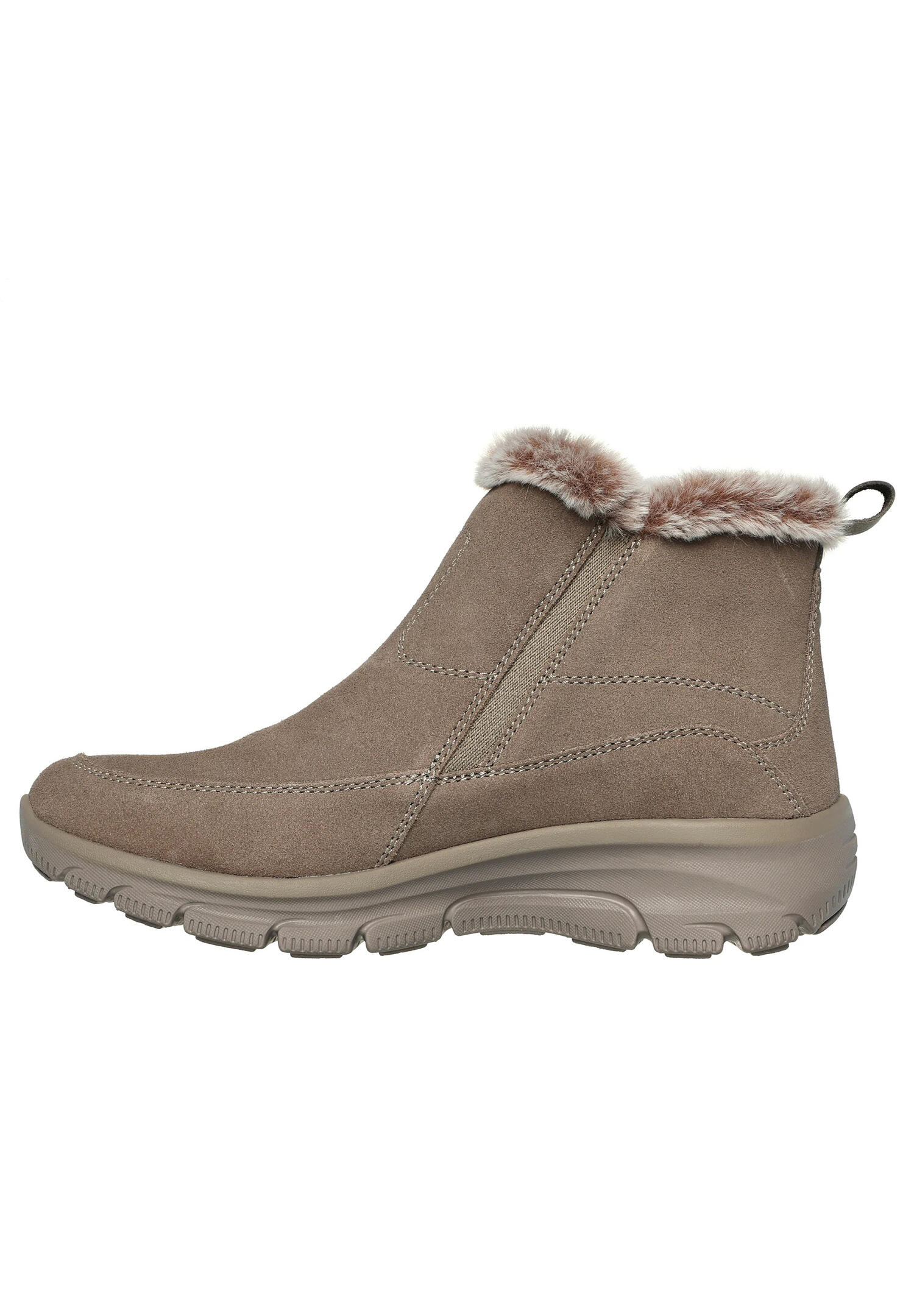 Skechers Damen Relaxed Fit Easy Going Cool Zip Stiefelette 167862 Taupe 2/5