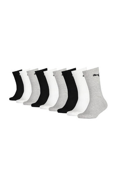 Puma JUNIOR CREW Kinder Tennis Socken für Mädchen und Jungen 9er Pack
