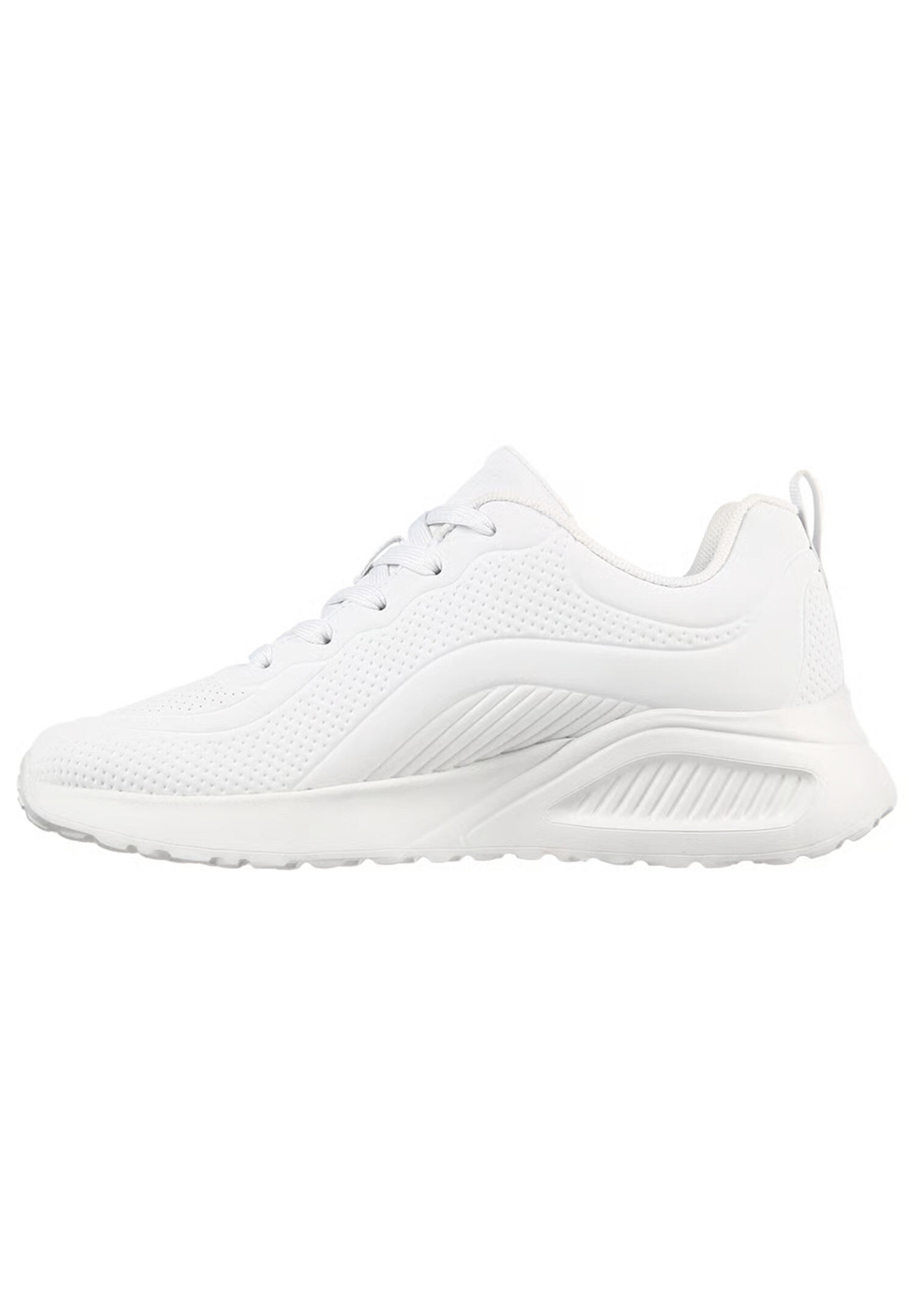 Skechers Damen BOBS Sport Buno How Sweet Sneaker  117151 WHT  White 4/5
