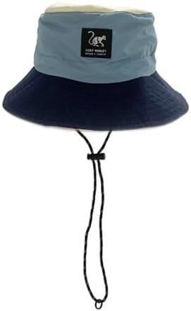 Chapeau de trekking imperméable – respirant – taille unique – pliable (Bleu)