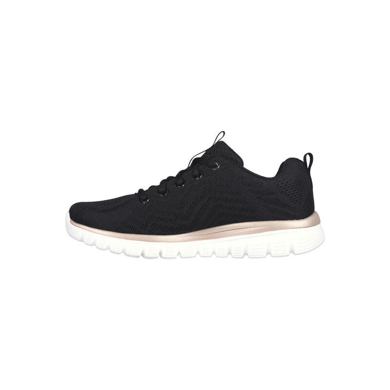 Pantofi sport femei Skechers Get Connected, Negru