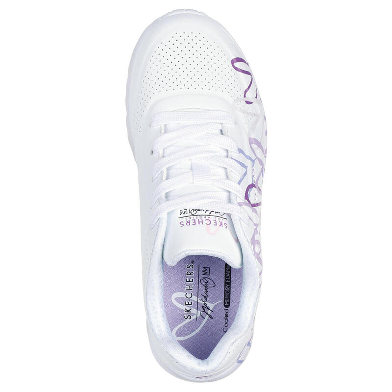 Pantofi Sport Skechers Model Uno Lite Culoare Alb