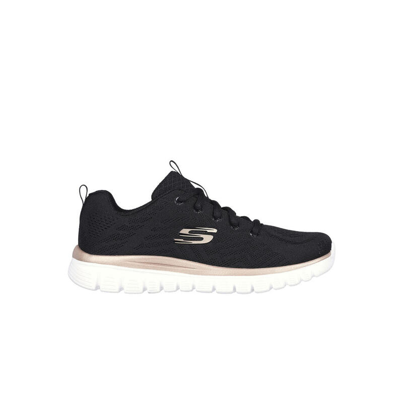 Pantofi sport femei Skechers Get Connected, Negru