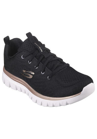 Zapatillas Skechers Get Connected, Negro, Mujer