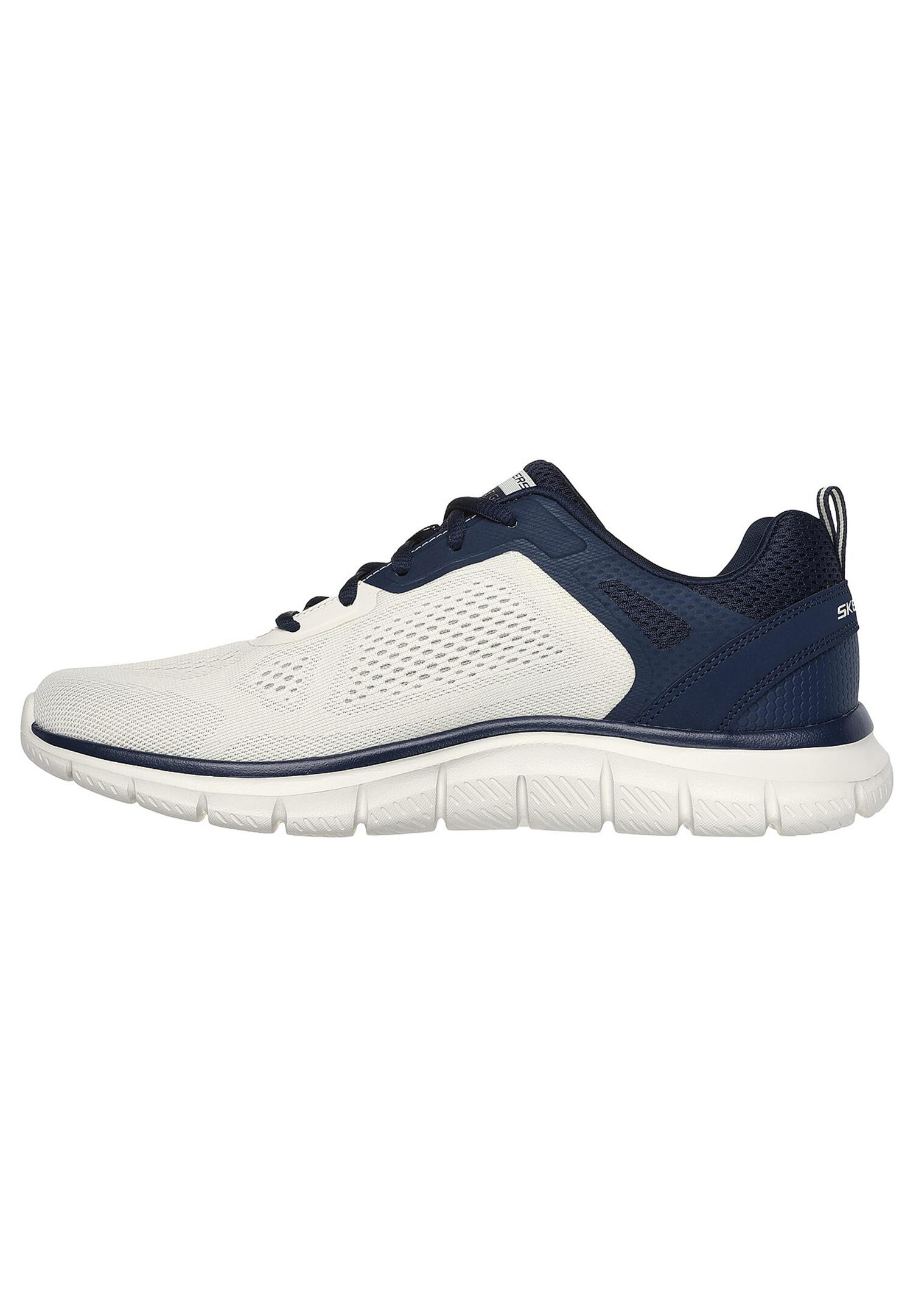 Ténis Skechers Modelo Track Cor Bege 2/6