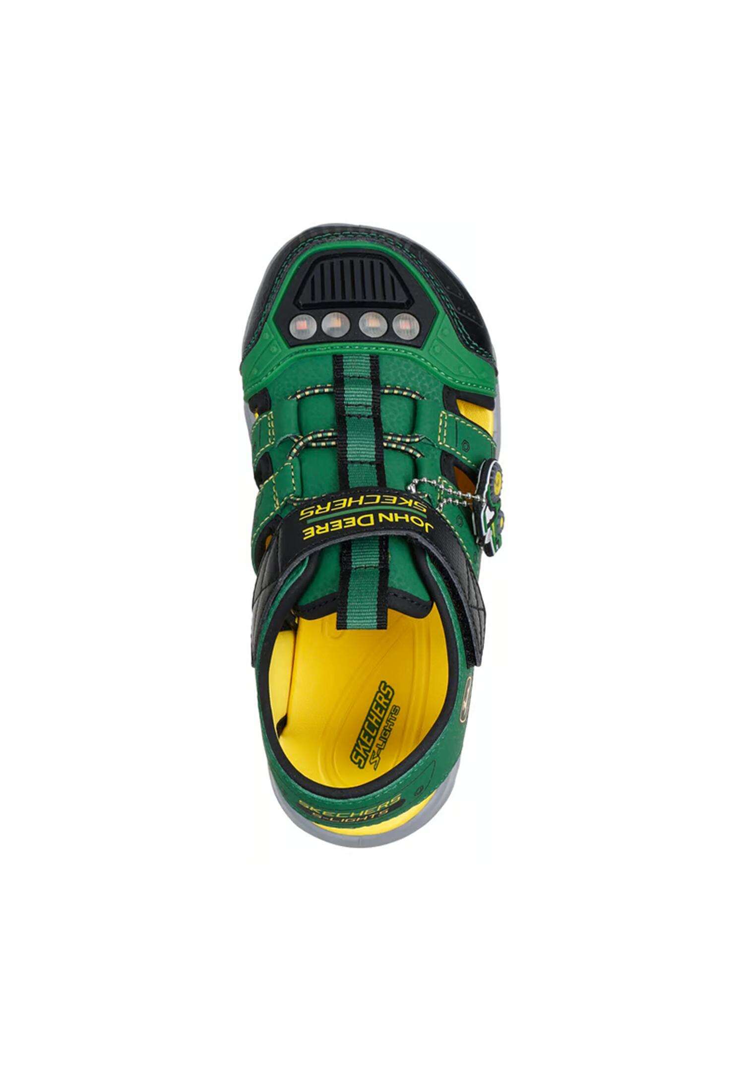 Sandalias Skechers S Lights-hypno-spla, Verde, Niños 3/5