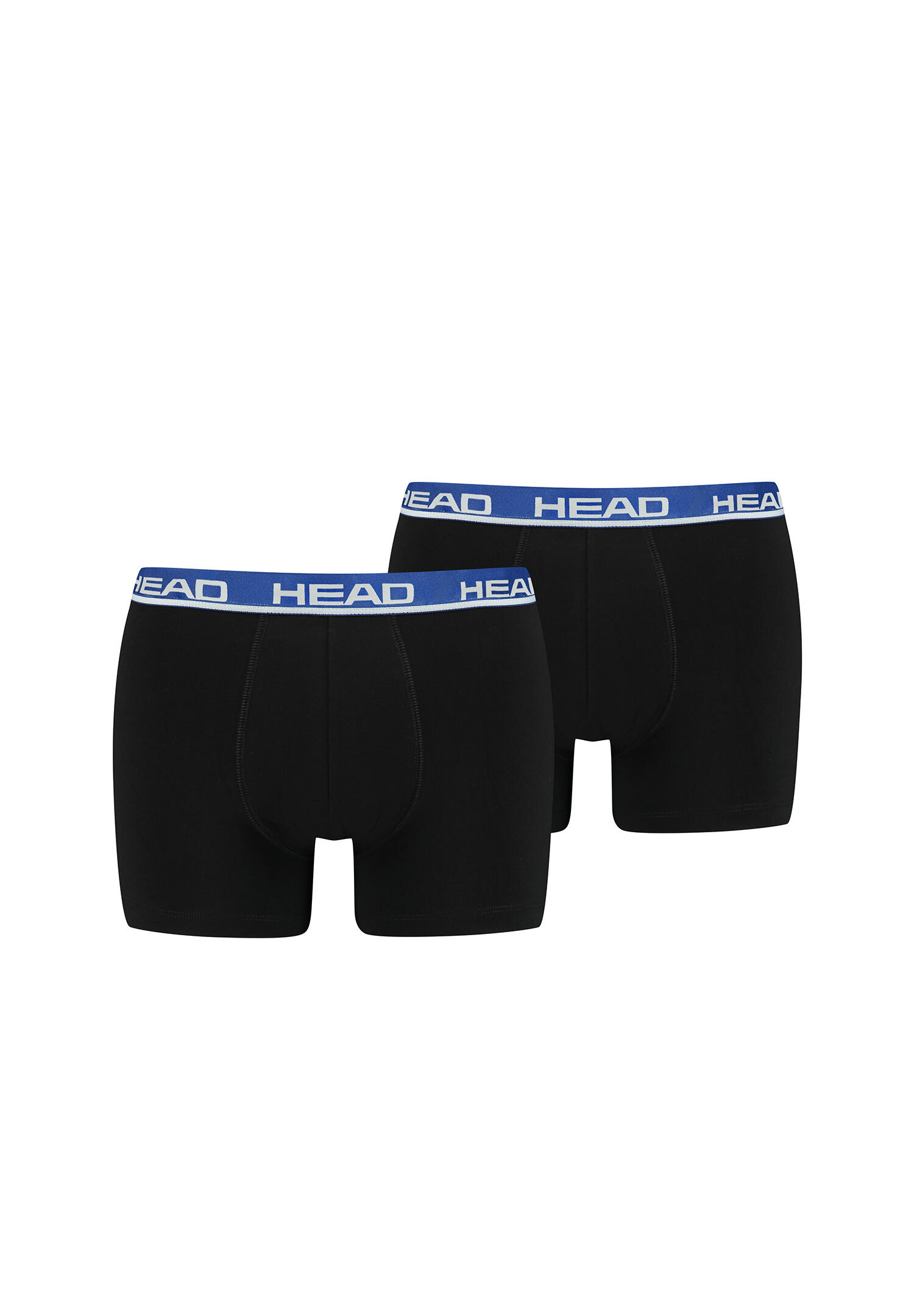 HEAD Pánské boxerky 2 ks - bavlna s elastanem, delší nohavičky