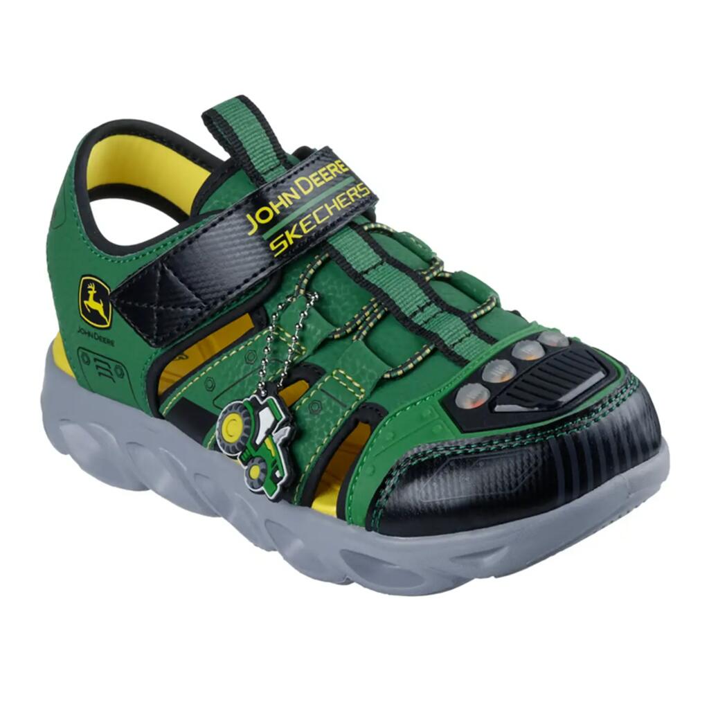 Sandals Skechers S Lights-hypno-spla, Green, Kids