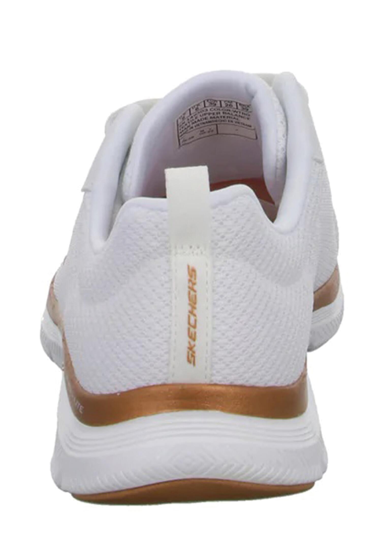 Skechers Flex Appeal 4.0 - BRILLIANT VIEW Damen Sneaker Turnschuhe 149303 Weiß 4/7