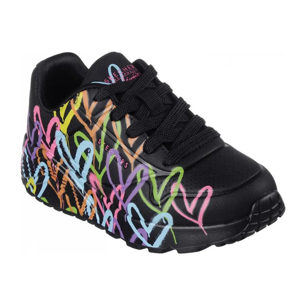 Skechers Uno Lite Spread The Love 314064L/BKMT Zwart-34