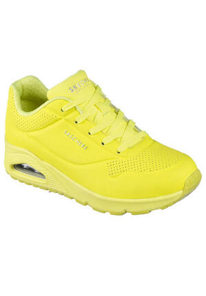 Zapatillas mujer Skechers Uno Amarillo