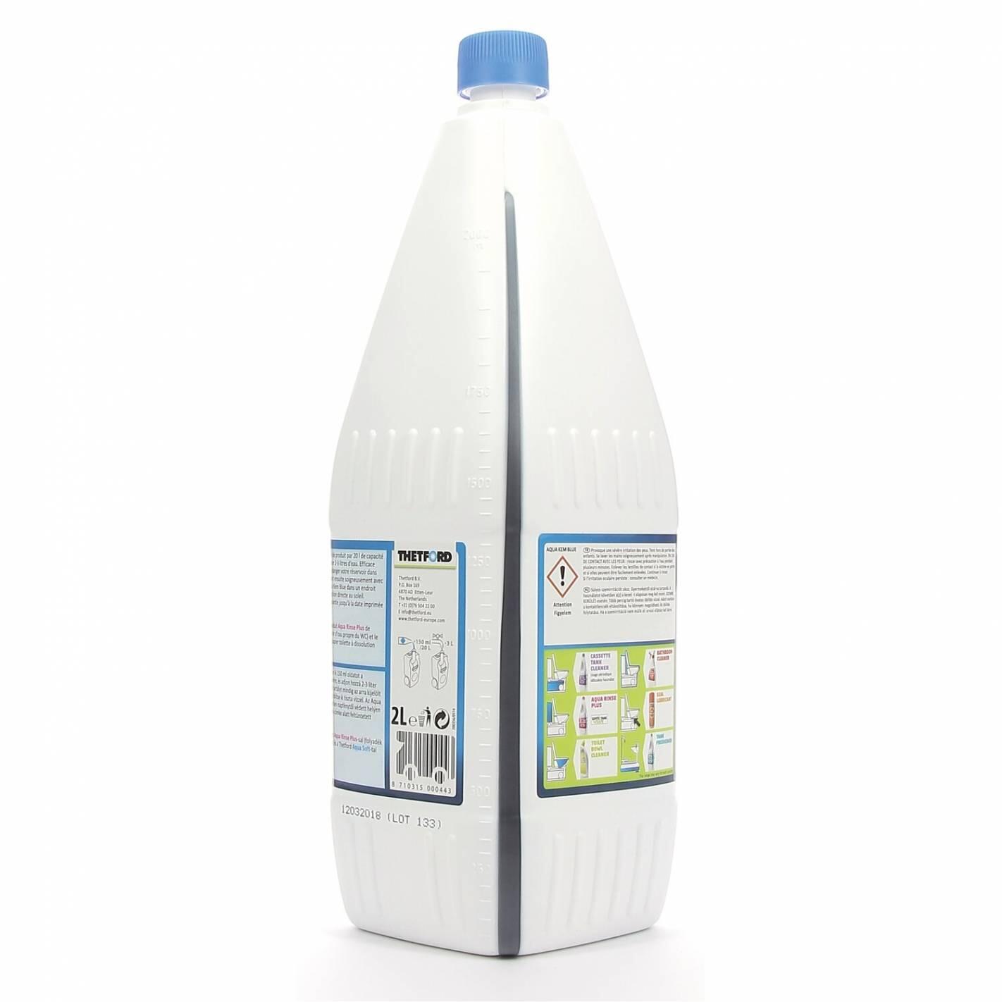 Thetford Aqua Kem Blue 2 L, aditivo líquido para inodoros portátiles y Cassette. 3/3