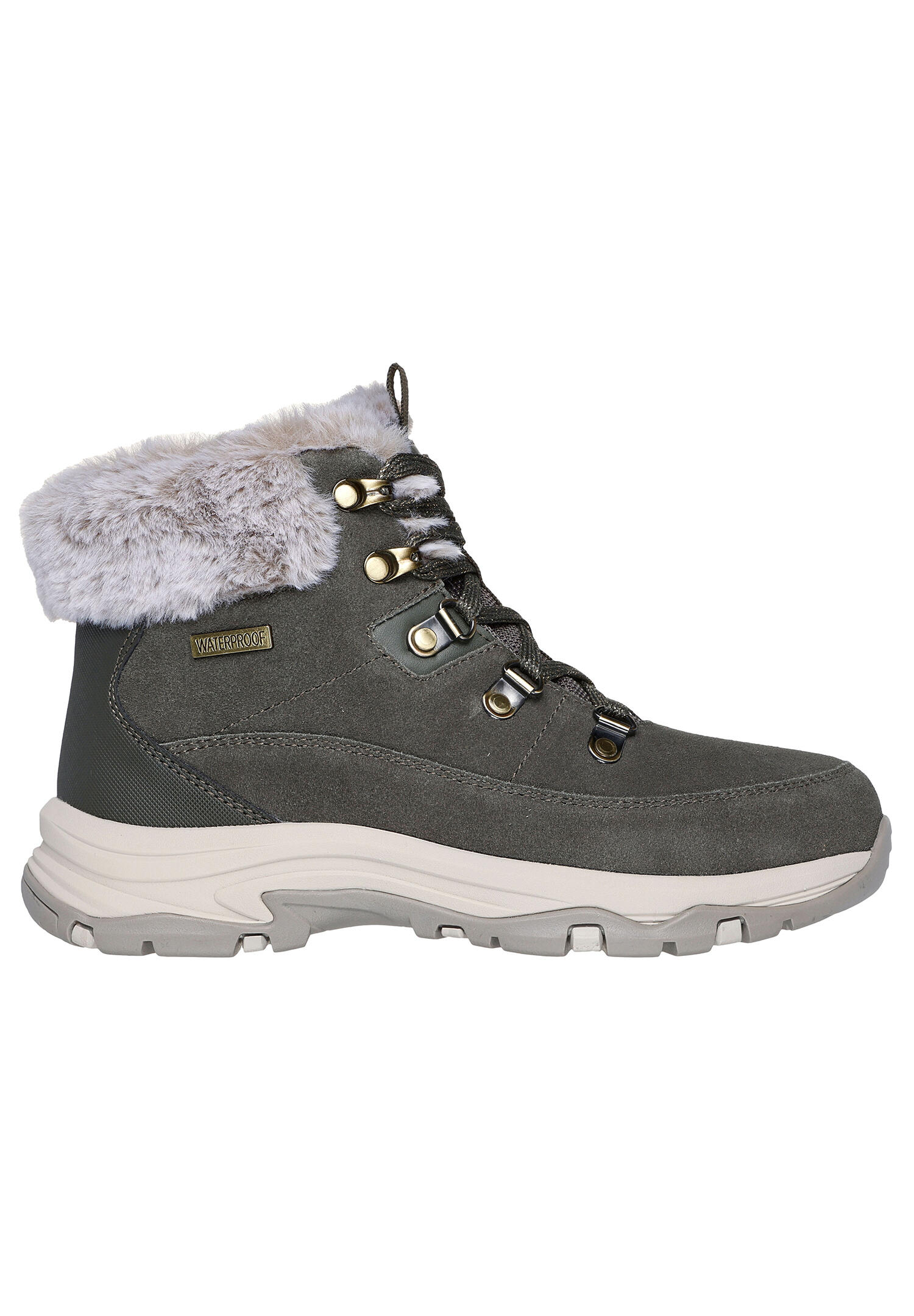 Skechers Damen Trego - SNOW WORRIES Winterstiefelette Boots gefüttert 167882 OLV 3/7
